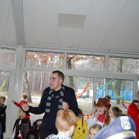 Party mit Gru in der Aula