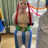 Sieger des Schokokuss-Wettessens: Obelix