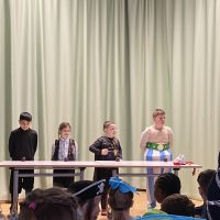 Schokokuss-Wettessen der Jahrgangssieger