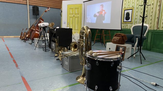 Instrumente bei der Instrumentenschau