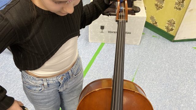 Ausprobieren der Instrumente