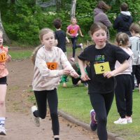 3-Runden-Lauf der Mädchen