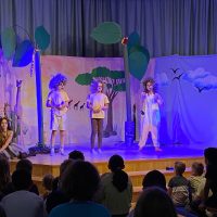 Die drei pfiffigen Erdmännchen (Yannick Hildebrandt, 3b; Jette Wehrmann, 3a; Isabelle Streu, 4c).